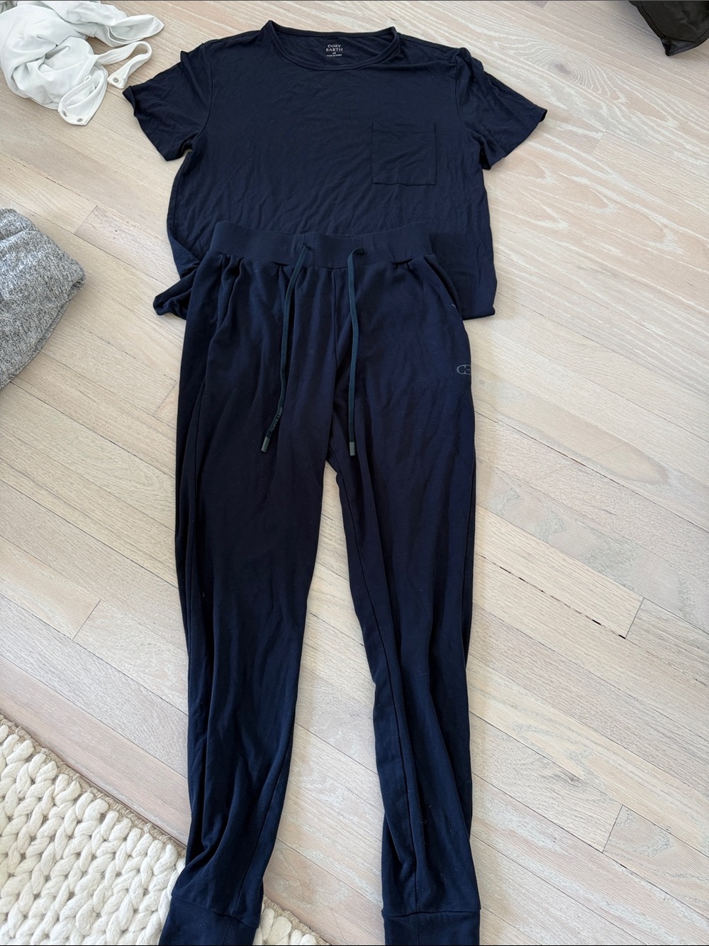 Casual Black Drawstring Joggers - Comfortable Everyday Wear